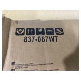 HOMCOM Accent Floor Storage Cabinet Kitchen Pantry with Adjustable Shelves and 2 Lower Doors, White