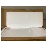 HOMCOM 70" Farmhouse Pantry Cabinet, Kitchen Hutch Storage Cabinet with Glass Doors, Adjustable Shelves, Open Microwave Countertop, White