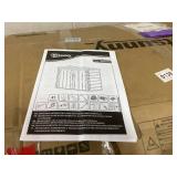 Outsunny 4.7 x 2.5FT Outdoor Horizontal Storage Shed, Lockable Trash Can Storage with Chain Lid, Gray