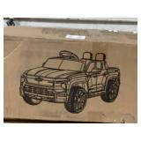 Qaba 12V Chevrolet Silverado EV RST Licensed Kids Electric Car with Parent Remote Control, Spring Suspension, Black