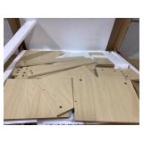 Qaba 5 Piece Kids Table and Chairs Set with Storage for Art, Craft, Drawing, Playroom, Classroom, Nursery, White