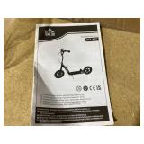 HOMCOM Kick Scooter for Kids 5-12 Years Old with Adjustable Height Handlebar, Non-slip Footplate, Big Wheels, Rear Brake, Blue