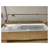 Outsunny Wooden Raised Garden Bed, Large Elevated Planter Box with Legs, Bed Liner and Drain Holes, 7.4