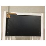 Qaba 2 in 1 Kids Foldable Kitchen Step Stool, Toddler Standing Tower with Chalkboard and Lockable Handrail for Children 3-6 Years Old, White (USED, Maybe Missing Hardware. Trasnsit Damage, See Photos)