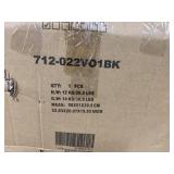 HOMCOM Accessibility Commode Wheelchair, Rolling Shower Wheelchair with 4 Castor Wheels, Rectangle Detachable Bucket, & Waterproof Design, 17" Seat Width, Black