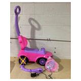 Costway 3 in 1 Ride on Push Car Toddler Stroller Sliding Car Pink