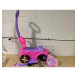 Costway 3 in 1 Ride on Push Car Toddler Stroller Sliding Car Pink