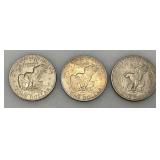 1972 Plain No Mint Mark Eisenhower One Dollar Coins