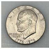 1776-1976 Type One Wide Print Bicentennial Eisenhower One Dollar Coin