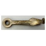 Vintage Velevet Tobacco Tin With Pipes