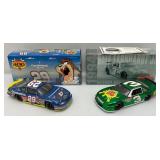 Misc. NASCAR 1:24 Scale Die Cast Stock Cars Kevin Harvick & Dale Jr. in Original Boxes