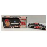 Misc. NASCAR 1:24 Scale Die Cast Stock Cars Kevin Harvick & Dale Jr. Clear Stock Car in Original Boxes