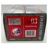 Misc. NASCAR 1:24 Scale Die Cast Stock Cars Kevin Harvick & Dale Jr. Clear Stock Car in Original Boxes