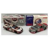 Misc. NASCAR 1:24 Scale Die Cast Stock Cars Kevin Harvick Clear Stock Car & Dale Jr. Born On Date 17 Feb. 2005 in Original Boxes