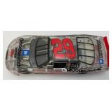Misc. NASCAR 1:24 Scale Die Cast Stock Cars Kevin Harvick Clear Stock Car & Dale Jr. Born On Date 17 Feb. 2005 in Original Boxes