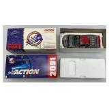 Misc. NASCAR 1:24 Scale Die Cast Stock Cars Kevin Harvick Clear Stock Car & Dale Jr. Born On Date 17 Feb. 2005 in Original Boxes