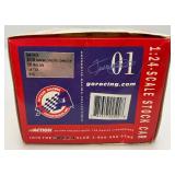 Misc. NASCAR 1:24 Scale Die Cast Stock Cars Kevin Harvick Clear Stock Car & Dale Jr. Born On Date 17 Feb. 2005 in Original Boxes