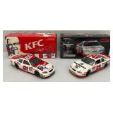 Misc. NASCAR 1:24 Scale Die Cast Stock Cars Kevin Harvick & Dale Jr. in Original Boxes