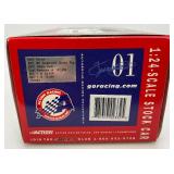 Misc. NASCAR 1:24 Scale Die Cast Stock Cars Kevin Harvick & Dale Jr. in Original Boxes