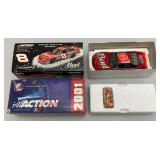 Misc. NASCAR 1:24 Scale Die Cast Stock Cars Kevin Harvick & Dale Jr. in Original Boxes