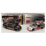 Misc. NASCAR 1:24 Scale Die Cast Stock Cars Kevin Harvick & Dale Jr. in Original Boxes