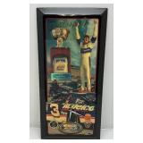 Vintage Limited Edition of 2148/ 5,000 11" x 23" Jebco NASCAR Busch Series "DALE EARNHARDT JR." Epoxy Clock