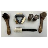 Footfitter Brand Wooden Shoeshine Box With Shoeshine Items