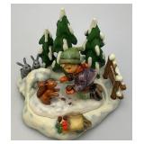 Vintage Signed On Bottom MJ Hummel Limited Edition "Autumn Frolic" (New Old Stock)