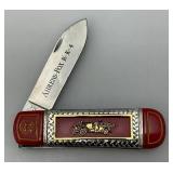 Vintage Collectible Franklin Mint Fire Truck Pocket Knife