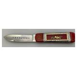 Vintage Collectible Franklin Mint Fire Truck Pocket Knife