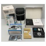 Misc. Electronics Lot Including Firstnum CPE C1 Wifi Router, Nooro Whole Body Massager and More
