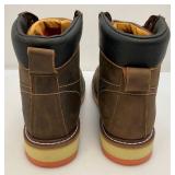 SUREWAY Dark Brown Tumble Leather GOODYEAR Welt Construction Slip/Oil/Acid Resistant Work Boot (New In Box) Size US Mens 13