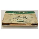Very Old Speedball Pen Drawing Set & Vintage Printing Set And More