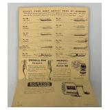 Very Old Speedball Pen Drawing Set & Vintage Printing Set And More