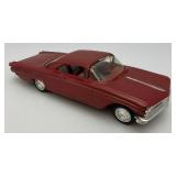 Vintage Highly Collectible 1960 Pontiac Bonneville Dealer Promo Car With Wheel Adjustment Lever On Bottom 8" Missing Back Bumper