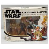 STAR WARS Clone Wars Commemorative DVD Collection Exclusive 3 Pack Durge, General Grievous & Asojj Ventress (New Old Stock)
