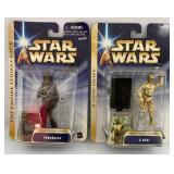 2004 STAR WARS "A New Hope" Gold Series Hall Of Fame Action Figures (New Old Stock)