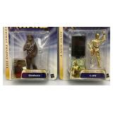 2004 STAR WARS "A New Hope" Gold Series Hall Of Fame Action Figures (New Old Stock)