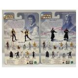 2004 STAR WARS "A New Hope" Gold Series Hall Of Fame Action Figures (New Old Stock)