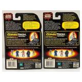 1998 STAR WARS "Episode 1" With Comm Tech Chip Action Figures (New Old Stock)