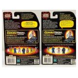 1998 STAR WARS "Episode 1" With Comm Tech Chip Action Figures (New Old Stock)