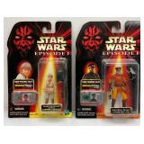 1998 STAR WARS "Episode 1" With Comm Tech Chip Action Figures (New Old Stock)
