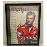 Collectible Dale Earnhardt And Dale Earnhardt Jr Framed Prints 19 1/2" x 25" And 23 1/4" x 29 1/4"