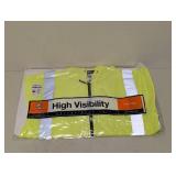 NEW HI-VIZ LARGE ZIPPER SWEATER