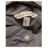 NEW PORT AUTHORITY WOMENS XL JACKET (BLACK)