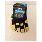 NEW WELLS LAMONT HYDRA HYDE XL WATER RESISTANT LEATHER HEAVY DUTY GOATSKIN PALM GLOVES