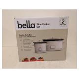 BELLA 2PC. SLOW COOKER SET