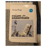 NEW ROOM ESSENTIALS AREA RUNNER (GRAY AND BLUE RUGBY STRIPE)