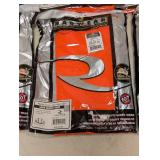 6 NEW RADWEAR HIGH VISIBILITY LONG SLEEVES SHIRT SIZE SMALL ORANGE