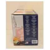 NEW ANCHOR HOCKING 16 PIECE GLASS DRINKING SET